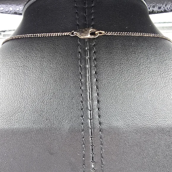 VTG Gothic Silver Tone Mini Perfume Medicine Bottle Pendant Necklace 24" - Picture 3 of 15